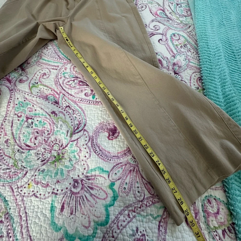 Old Navy Pixie Wide Leg Tan Pants XXL Mocha Taffy Color - Picture 8 of 10